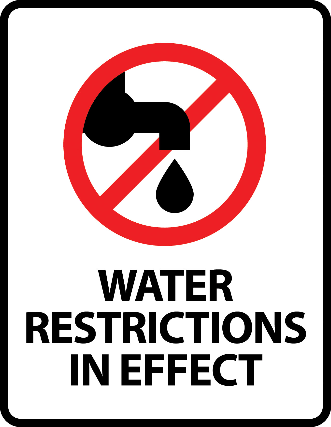 water restrictions