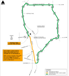 map of construction site