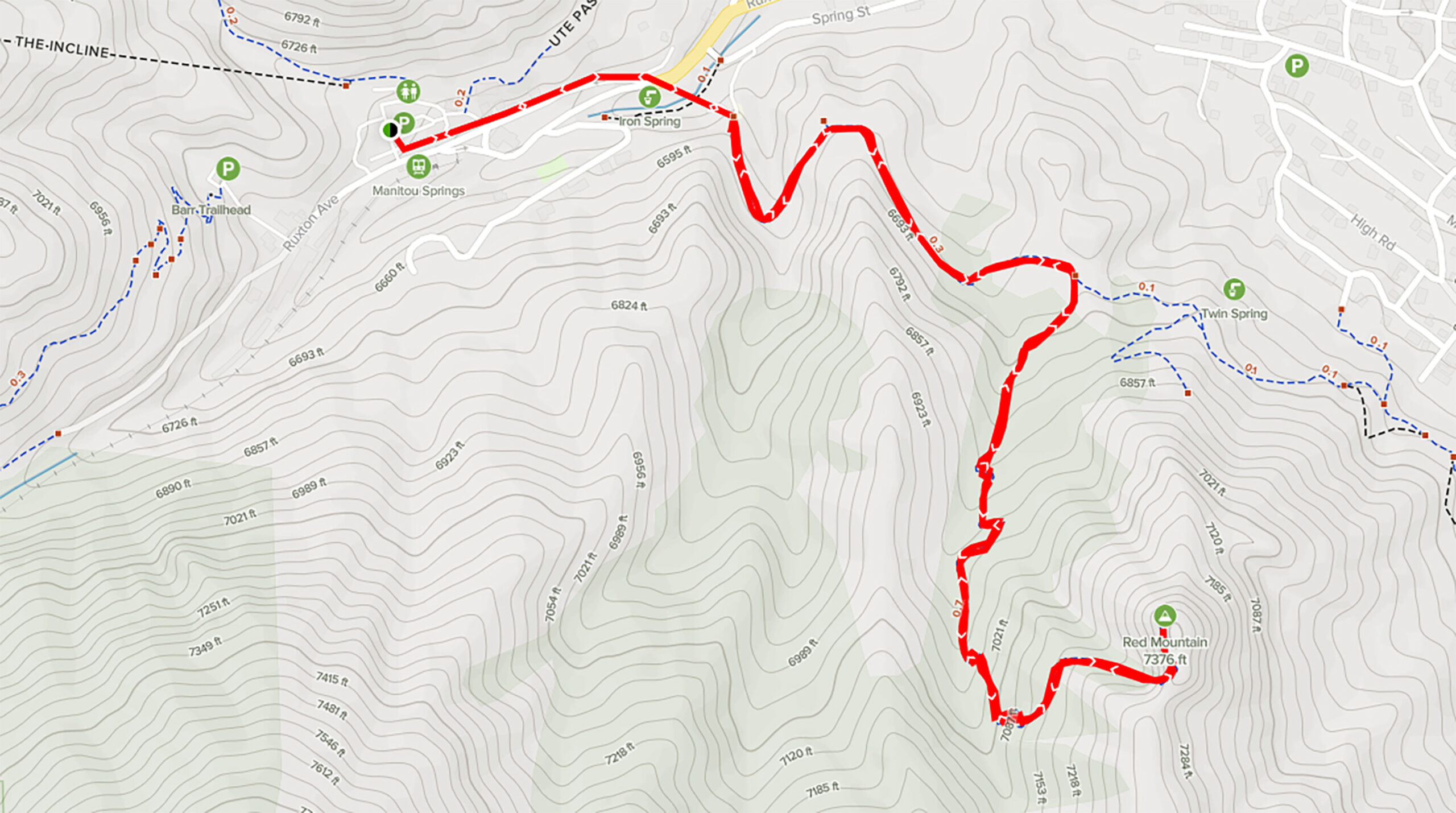 Red Mountain map