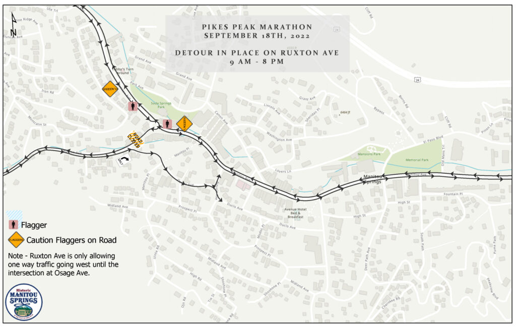 Marathon-Ruxton-detour map