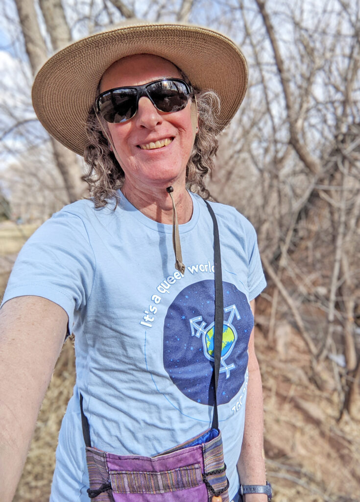 Courtesy photo. Rayna Lindsey loves living near wild spaces, but also loves being able to walk to downtown Manitou.