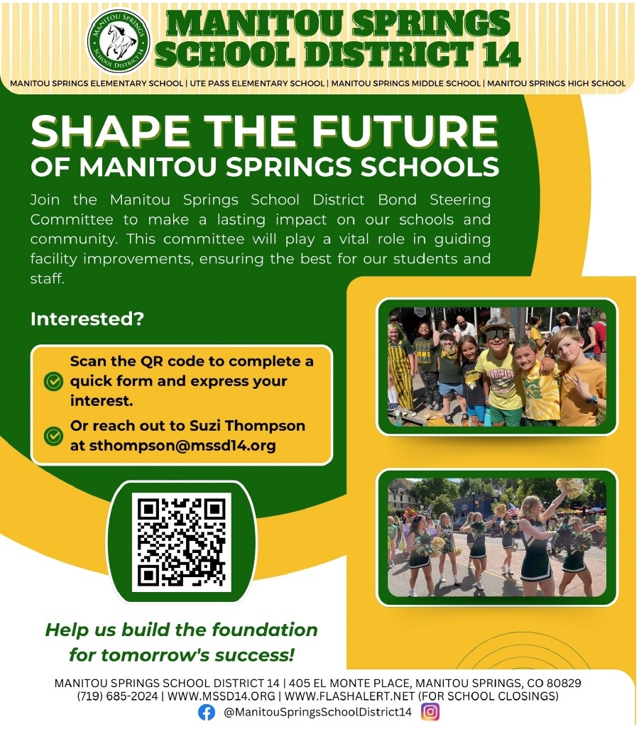 Shape the Future of Manitou Springs Schools